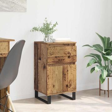 vidaXL Dressoir met lade Oud hout 35 x 40 x 70 cm Bewerkt beschikbaar voor biedingen