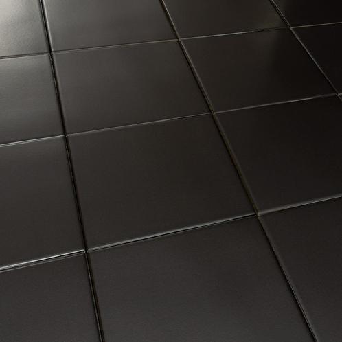 Vloertegels zwart 20x20 | keramische plavuizen-1m², Doe-het-zelf en Verbouw, Tegels, Nieuw, Verzenden