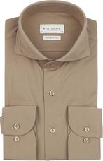 Profuomo Japanese Knitted Overhemd Beige maat 40 Heren, Verzenden, Nieuw, Beige, Profuomo