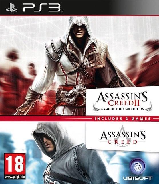 Assassins Creed 1 + 2 Double Pack (PS3 Games), Spelcomputers en Games, Games | Sony PlayStation 3, Zo goed als nieuw, Ophalen of Verzenden