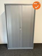TDS Roldeurkast - 196x120x45cm - Zilvergrijs met kunststof z, Werkplek, Ophalen of Verzenden, Gebruikt, Kast