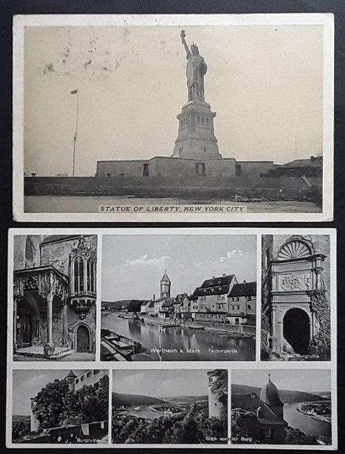 Duitse Rijk - 2 Zeppelindocumenten - 1 Noord-Amerika reis, Postzegels en Munten, Postzegels | Europa | Duitsland