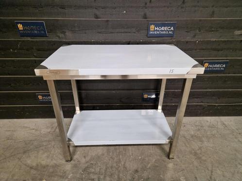 Werktafel | Maxima | RVS | 100x60 cm, Zakelijke goederen, Horeca | Keukenapparatuur, Nieuw zonder verpakking, RVS Meubilair