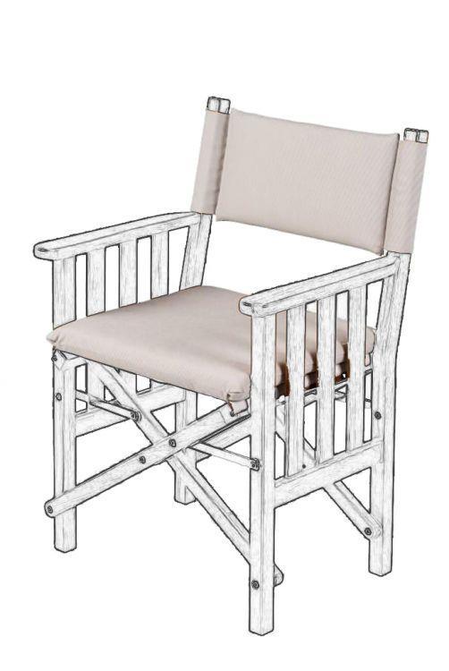 Kussens Regisseursstoel II DeLuxe, Watersport en Boten, Bootonderdelen, Nieuw, Zeilboot of Motorboot, Ophalen of Verzenden