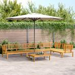 vidaXL 5-delige Loungeset pallet massief acaciahout, Verzenden, Nieuw, Hardhout, Loungeset