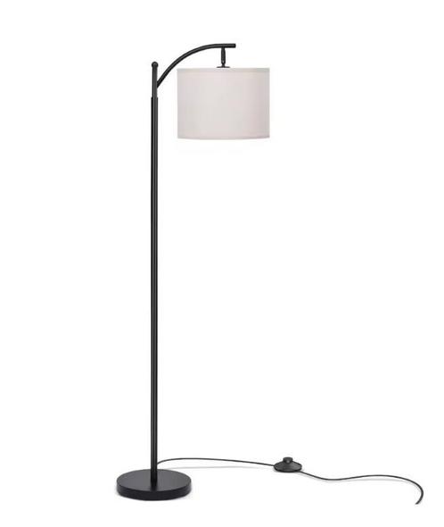 Boogvloerlamp met verstelbare kap – Moderne staande lamp, Huis en Inrichting, Lampen | Vloerlampen, Nieuw, Verzenden