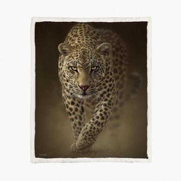 Fleecedeken - Leopard Savage - 150x200cm beschikbaar voor biedingen