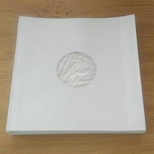 Witte 10 binnenhoezen (met voering) - per 25 stuks, Cd's en Dvd's, Vinyl | Overige Vinyl, Verzenden