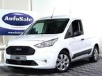 Ford Transit Connect 1.0 Ecoboost L1 Trend 3Pers BLUETH AIRC, Auto's, Bestelauto's, Stof, Gebruikt, Overige brandstoffen, Wit