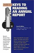 Ralph E. Welton : Keys to Reading an Annual Report (Barron, Gelezen, Ralph E. Welton, George T. Friedlob, Verzenden