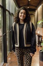 -44% Looxs Revolution  Looxs Revolution Lxs gilet with teddy, Kleding | Dames, Verzenden, Nieuw, Zwart