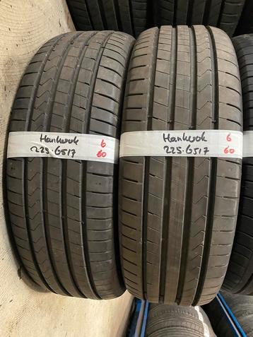 225-65-17 Hankook Zomerbanden 6mm Incl Montage 225 65 17 beschikbaar voor biedingen