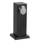 Tuinstopcontact zwart Dubbel buitenstopcontact Decoratie, Verzenden, Nieuw