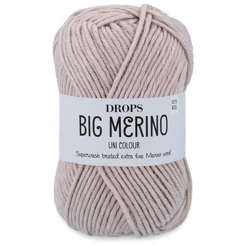 DROPS Big Merino Uni Colour - 19 beige - Wol Garen, Hobby en Vrije tijd, Breien en Haken, Ophalen of Verzenden