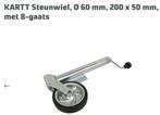 Karrt KARTT Steunwiel, Ø 60 mm, 200 x 50 mm, met 8-gaats, Ophalen of Verzenden, Nieuw