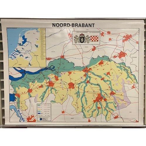 Klassikale kaart Noord Brabant, Boeken, Schoolboeken, Nieuw, Verzenden