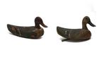 Beeldje - Decoy duck for hunting (2) - Hout, Antiek en Kunst, Curiosa en Brocante