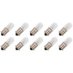 Signaallamp Ba9s 130V 2.6W - 20 mAh - 10 stuks - T10, Verzenden, Nieuw