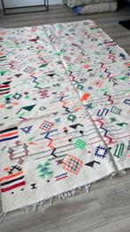 Uniek Handgemaakt Berber Tapijt met Kleurrijke Geometrische, Nieuw