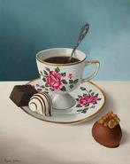 Bojan Gurbaj - Kopje koffie met chocolade bonbons, Antiek en Kunst