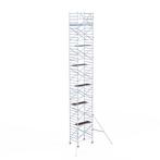 Rolsteiger Original 135x190 14,2m werkhoogte tegen de gevel, Doe-het-zelf en Verbouw, Steigers, Verzenden, Nieuw, Rolsteiger of Kamersteiger