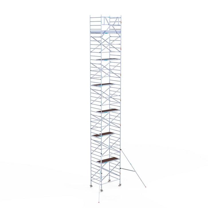 Rolsteiger Original 135x190 14,2m werkhoogte tegen de gevel, Doe-het-zelf en Verbouw, Steigers, Rolsteiger of Kamersteiger, Nieuw