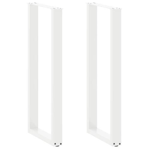 Salontafelpoten U-Vorm Wit - Retourdeal - 35% Korting!, Huis en Inrichting, Tafelonderdelen, Minder dan 50 cm, Tafelpoot, 100 tot 150 cm