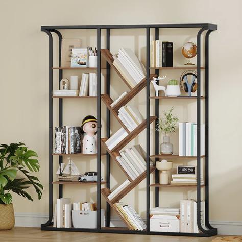Boomvormige Boekenkast met 17 Vakken – Staande Kast 180 cm, Huis en Inrichting, Kasten | Boekenkasten, Nieuw, Verzenden