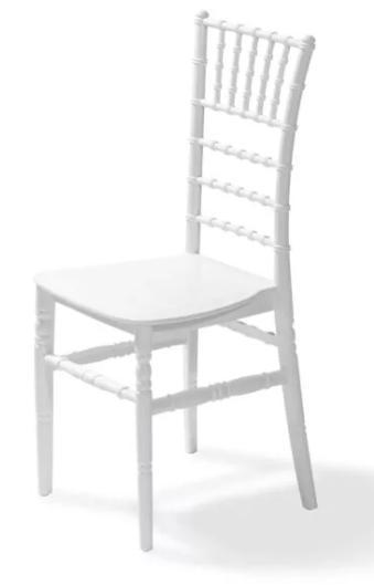 Stoel Tiffany | Wit, Zakelijke goederen, Horeca | Keukenapparatuur, Verzenden