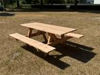 Robuuste picknicktafel Douglashout, 2 meter lang, Tuin en Terras, Picknicktafels, Ophalen of Verzenden, Nieuw, Rechthoekig, Hout