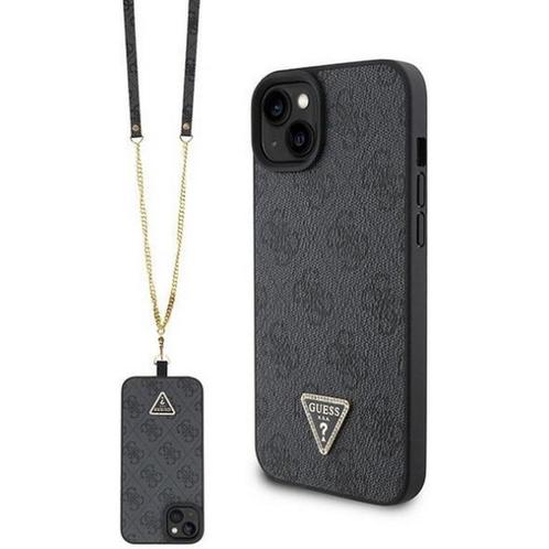 Guess 4G Triangle Crossbody Back Case - Apple iPhone 15 Plus, Hobby en Vrije tijd, Overige Hobby en Vrije tijd, Zo goed als nieuw