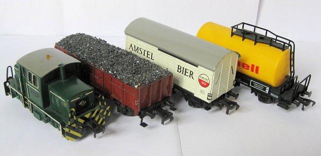 Fleischmann H0 - 4204, 1455S, 5360, 5401 - Treinset (4) -, Hobby en Vrije tijd, Modeltreinen | H0