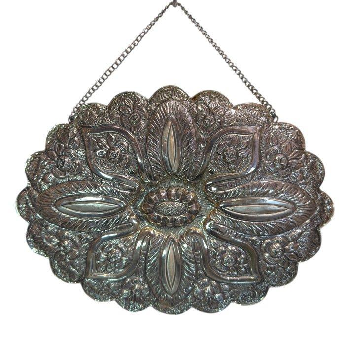 Spiegel - .900 zilver - Heiratsspiegel Silber 900, Antiek en Kunst, Antiek | Goud en Zilver