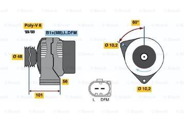 Dynamo / Alternator MERCEDES-BENZ C-KLASSE (C 180) beschikbaar voor biedingen