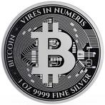 Niue. 2024 1oz Niue $2 NZD Bitcoin Silver Coin BU  (Zonder, Postzegels en Munten