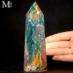 Dendritische Agaatpunt Dendritic Agate Obelisk - Madagaskar, Verzamelen, Mineralen en Fossielen