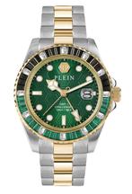 Philipp Plein PWPZA0224 GMT-I Challenger Baguettes horloge, Overige merken, Staal, Staal, Verzenden