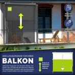Tillvex® Klemluifel - Balkonluifel - Zonwering - 160x250cm -, Huis en Inrichting, Verzenden, Nieuw