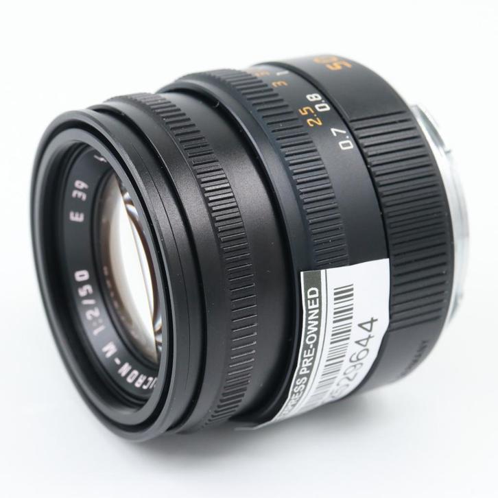 Leica 11826 Summicron-M 50mm f/2 (Type IV) | Tweedehands, Audio, Tv en Foto, Fotocamera's Digitaal, Gebruikt, Overige Merken, Verzenden