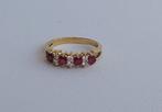 Ring - 19.2 kt. Geel goud - 0.66ct. tw. Robijn - Diamant, Nieuw