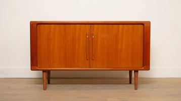 Vintage dressoir met schuifdeuren | Audiomeubel | Teak beschikbaar voor biedingen