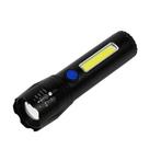 Hofftech Tactical LED-zaklamp - COB-zijlicht - Oplaadbaar..., Ophalen of Verzenden, Nieuw