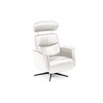 Relaxfauteuil Ijmuiden - relaxfauteuils - Wit, Nieuw, Stof, Wit