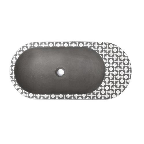 Opzet Wastafel Urbi et Orbi Holywater S Beton Ovaal, Doe-het-zelf en Verbouw, Sanitair, Overige typen, Nieuw, Ophalen of Verzenden