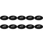 10x Spot Armatuur - GU10 Inbouwspot - Pragmi Delton Pro Rond, Metaal of Aluminium, Nieuw, Ophalen of Verzenden, Led