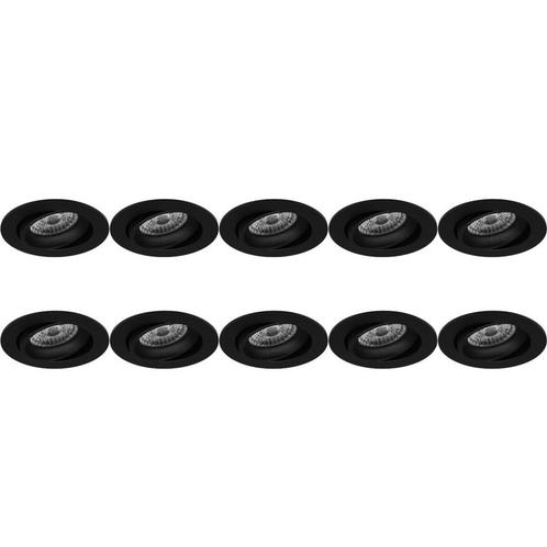 10x Spot Armatuur - GU10 Inbouwspot - Pragmi Delton Pro Rond, Huis en Inrichting, Lampen | Spots, Plafondspot of Wandspot, Nieuw
