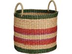 Mica Decorations Mand - Set van 3 - H29 x Ø32 cm - Bruin, Huis en Inrichting, Woonaccessoires | Schalen en Manden, Verzenden, Nieuw