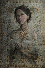 Jacqueline Klein Breteler - “Wallflower.”-painting on a