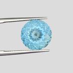 1 pcs Blauw Aquamarijn - 11.03 ct - nternational Colored, Sieraden, Tassen en Uiterlijk, Edelstenen, Nieuw