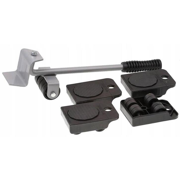 Meubelroller met hefboom - 150kg - 5 delig, Doe-het-zelf en Verbouw, Overige Doe-het-zelf en Verbouw, Nieuw, Ophalen of Verzenden